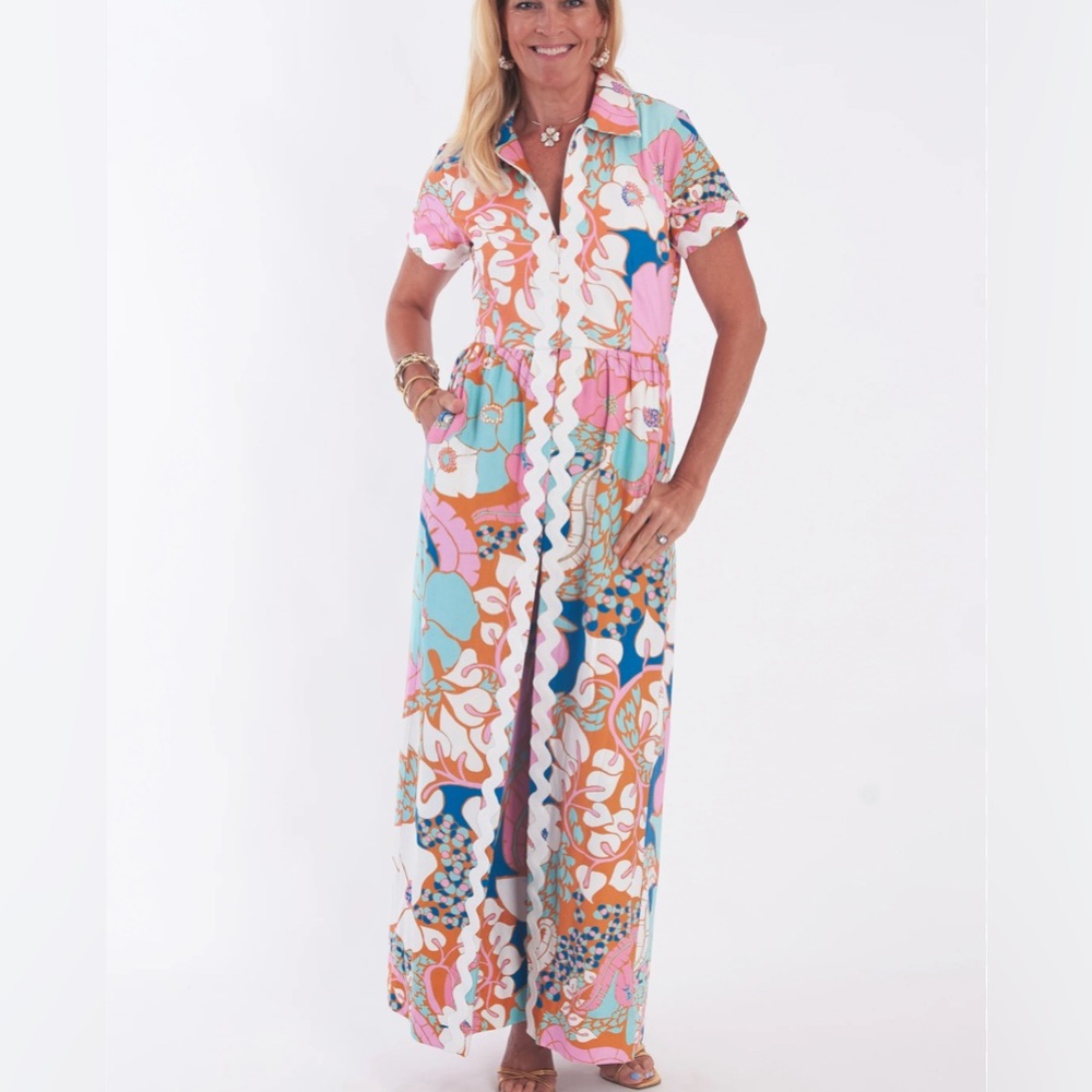 CK Bradley Coulotte Narnia Nectarine linen JUMPSUIT NEW